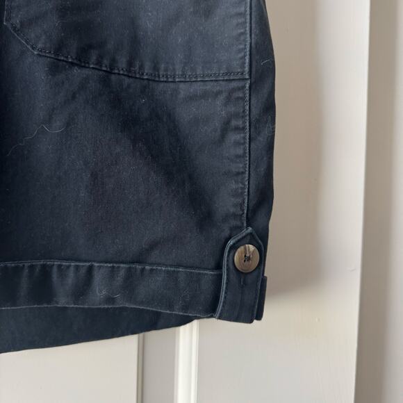 Lane Bryant Black Cargo Shorts Rolled Hem 18 - Picture 9 of 9